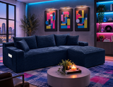 Blue Cloud Sectional
