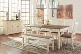 Bolanburg Regular Height Table w/ 4 Wooden Chairs