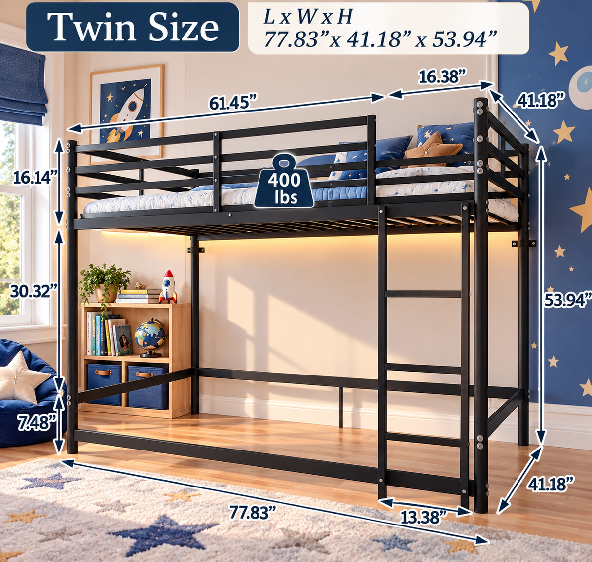 Summit Twin Over Twin Bunk Bed