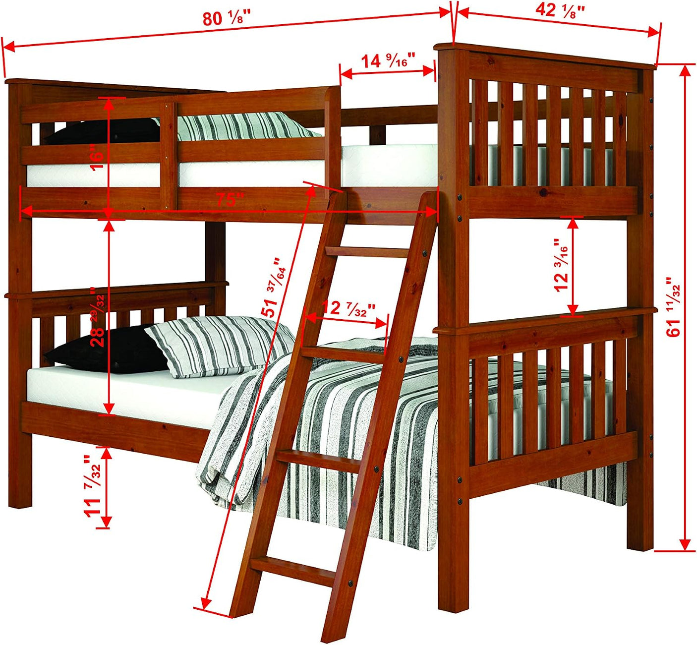 Corey Twin/Twin Bunk Bed