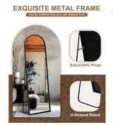 Delma Arched Floor Mirror