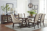 Glen Cove Java Rectangular Table w/ 4 Side Chairs