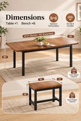Fey Table w/6 Stools