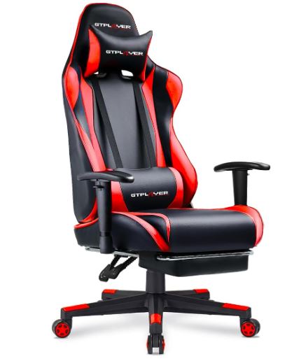 Gaming Chair with Footrest