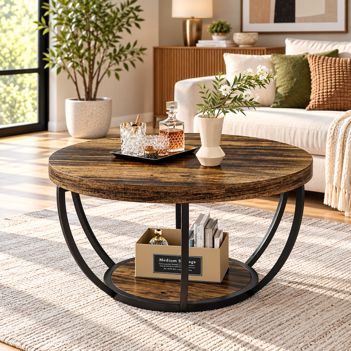 Gill Round Coffee Table