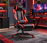 Gaming Chair with Footrest