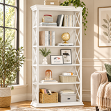 Harper 5-Shelf X-Frame Bookcase
