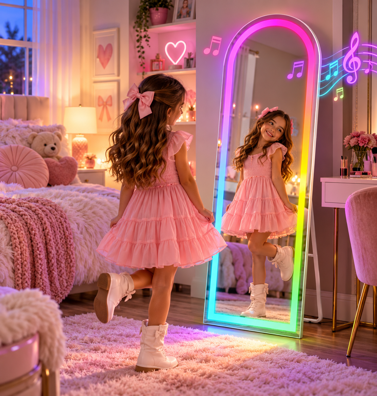 Hash Arch Floor Mirror