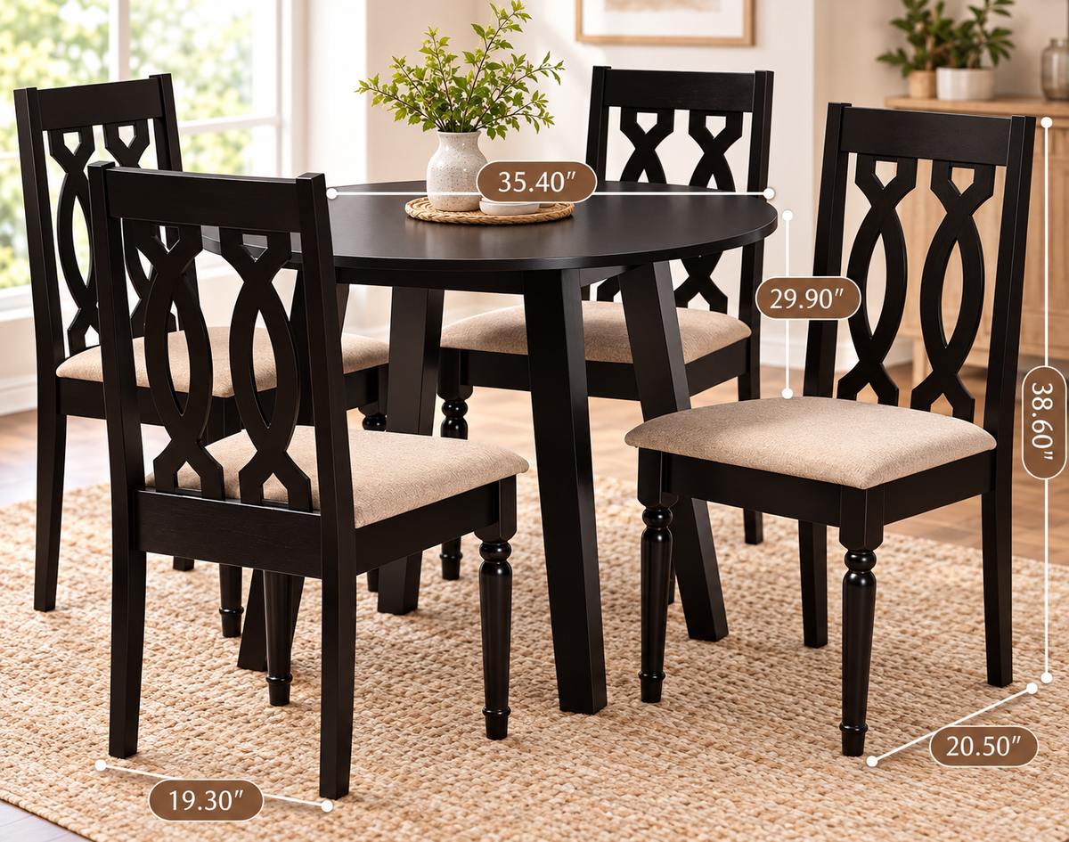 Heidi Table W/4 Chairs