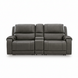 5Z-Harrenhurst 3-Piece Power Reclining Sectional Loveseat with Console