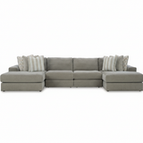 Avaliyah 4-Piece Double Chaise Sectional