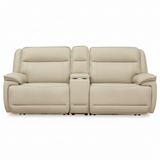 Double Deal 3-Piece Power Reclining Loveseat with Console