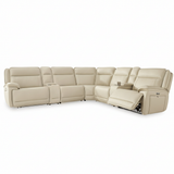 Double Deal 7-Piece Reclining Sectional with 2 Consoles