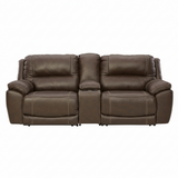 Dunleith 3-Piece Power Reclining Loveseat with Console