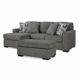 Gardiner Sofa Chaise with Ottoman