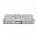 Grafton Pike 5-Piece Reclining Sofa with Storage Consoles
