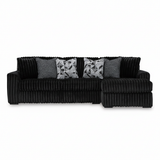 Midnight-Madness 2-Piece Sectional Sofa with Chaise