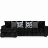 Midnight-Madness 2-Piece Sectional Sofa with Chaise