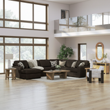 Midnight-Madness 3-Piece Double Chaise Sectional