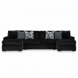 Midnight-Madness 3-Piece Sectional with Chaise