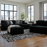 Midnight-Madness 3-Piece Sectional with Chaise