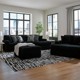Midnight-Madness 3-Piece Sectional with Chaise
