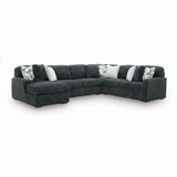 Midnight-Madness 4-Piece Sectional with Chaise