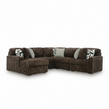 Midnight-Madness 5-Piece Sectional with Chaise