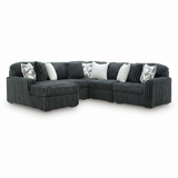 Midnight-Madness 5-Piece Sectional with Chaise