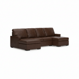 Modern Day 3-Piece Sectional with Double Chaise