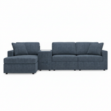 Modmax 4-Piece Sectional with Chaise and Storage Console