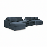 Modmax 5 Piece Sectional with Audio Console