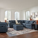 Modmax 5-Piece Double Storage Chaise Sectional with Audio Console