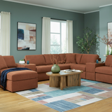 Modmax 5-Piece Double Storage Chaise Sectional with Audio Console