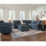 Modmax 5-Piece Double Storage Chaise Sectional with Audio Console