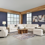 Modmax 6-Piece Sectional with Storage Chaise and Audio Consoles