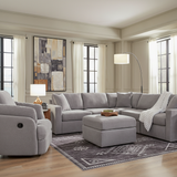 Modmax 6-Piece Sectional with Storage Chaise and Audio Consoles