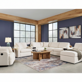 Modmax 8-Piece Double Storage Chaise Sectional with Audio and Storage Consoles