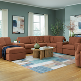 Modmax 8-Piece Sectional with Storage Chaise and Storage Consoles