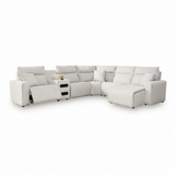 Modmax II 6-Piece Reclining Sectional with Chaise and Audio Console