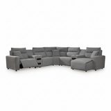 Modmax II 7-Piece Power Reclining Sectional with Audio Consoles