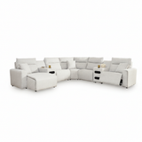 Modmax II 7-Piece Power Reclining Sectional with Audio Consoles