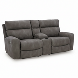 Next-Gen Durapella 3-Piece Power Reclining Loveseat with Console