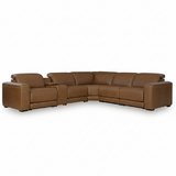 Rally-Up 6-Piece Power Reclining Sectional with Console