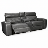 Samperstone 3-Piece Power Reclining Sectional Loveseat