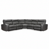 Samperstone 5-Piece Power Reclining Sectional