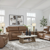 Silverbrooke 7-Piece Reclining Sectional with Chaise and Storage Consoles