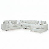 Stupendous 5-Piece Sectional with Chaise