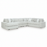 Stupendous 5-Piece Sectional with Chaise