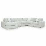 Stupendous 6-Piece Sectional with Chaise